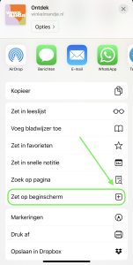 Winkelmandje Web App toevoegen stap 2